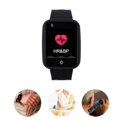 REACHFAR RF-V46-B GPS Smart Tracker WatchBand, Support SOS / Camera / Health Management / 4G LTE / Blood Pressure / Heart Rate, For North America / South America(Black)
