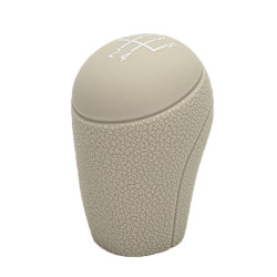 Volkswagen 5-speed Car Silicone Dustproof Shift Knob Gear Protective Cover (Beige)