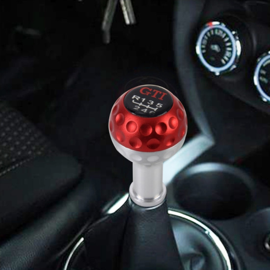 Universal Manual or Automatic Gear Shift Knob Fit for All Car(Red)