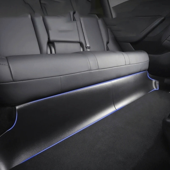 Tesla Model Y 2pcs / Set Car Rear Seat Lower Protection Panel