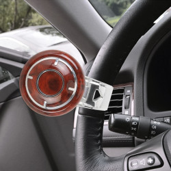 YI-71 Car Steering Wheel Booster Ball Car Power Handle (Walnut wood)