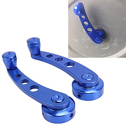 1 Pair Universal Car Wagon Door Window Crank Handle Winder Manual Door Crank Handle Window Winders(Blue)