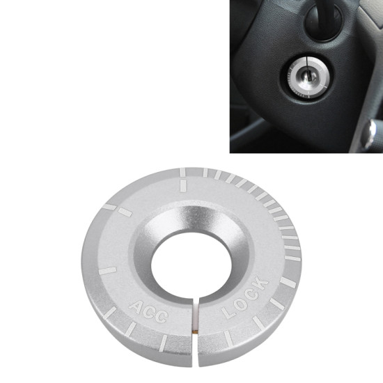 Volkswagen Metal Ignition Key Ring, Diameter: 4.8cm (Silver)