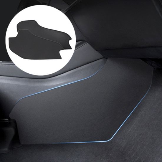 Tesla Model Y 2pcs / Set Car Center Console Inside Leather Anti-kick Pad