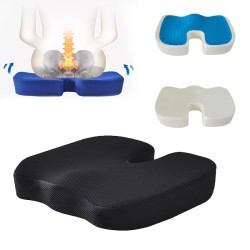 Soft U-shaped cushion Ergonomic Seat, Model:Mesh Style(Black)