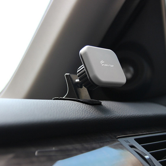 SUMITAP STM-xk565 Car Magnetic Mobile Phone Navigation Bracket Sticky Arc Base(Deep Cloudy Gray)