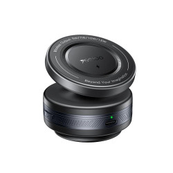 Yesido C310 15W Wireless Charging Vacuum Suction Cup MagSafe Car Holder with 360 Degree Rotating Base(Black)