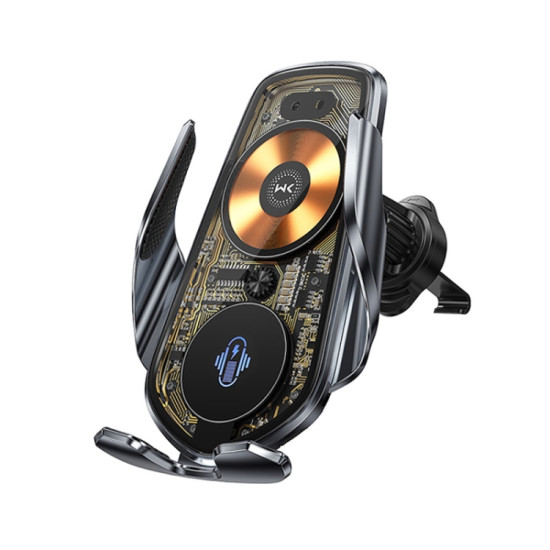 WK WP-U205 15W Vanguard Series Transcendent Wireless Charging Car Holder (Black)