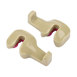1 Pair Hidden Type Car Hook(Khaki)