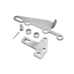 Turbo TH400 TH350 TH250/200 TH200-4R TH700-R4 4L60 35498 Shifter Bracket Kit(Silver)