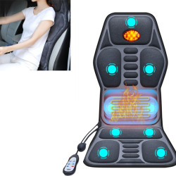 YJ-308 Car Massager Cervical Spine Neck Waist Car Home Heating Whole Body Multifunctional Massage Mat, Specification: Premium Version (24V for Trucks)