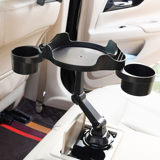 Mobile Cup Rack Car Water Cup Holder Dinner Plate Rack Rotatable Mobile Phone Holder ...