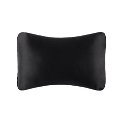TZ19 Silk Car Head Pillow Car Memory Foam Comfort Lumbar Support(Black)