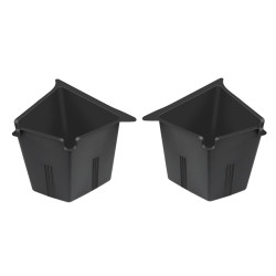 Tesla Model Y 2021-2023 2pcs / Set Car Trunk Side Storage Box, Flagship Model, Style:without Cover