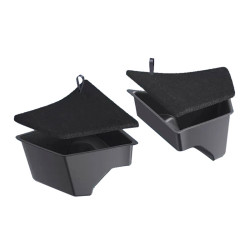 Tesla Model 3 2pcs / Set Car Trunk Side Storage Box, Flagship Model, Style:with Cover