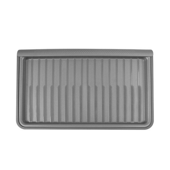 Tesla Model Y 2021-2023 TPE Storage Organizer Under Car Seat, Style:with Cover(Grey)