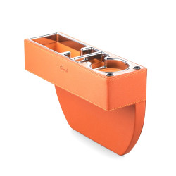 SUSISUN SNH010 Car Seat Gap Storage Box, Style:Co-driver(Brown)
