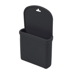 Wear-Resistant Silicone Mobile Phone Bag For Car Air Outlet(Black)