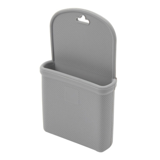 Wear-Resistant Silicone Mobile Phone Bag For Car Air Outlet(Gray)