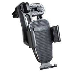 Yesido C105 Car Air Outlet Dual Clip Mobile Phone Navigation Holder(Black)
