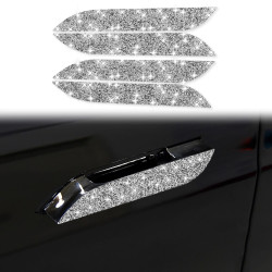 Tesla Model S Car Outside Handle Diamond Sticker, Left and Right Drive Universal