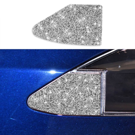 Tesla Model S Car Charging Port Board Diamond Sticker, Left and Right Drive Universal