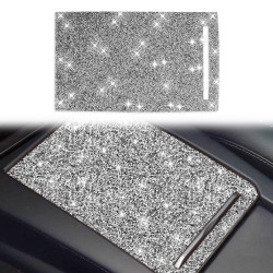 Tesla Model X Car Storage Box Panel Diamond Sticker, Left and Right Drive Universal