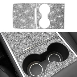 Tesla Model 3 Car Center Control Panel Diamond Sticker, Left and Right Drive Universal