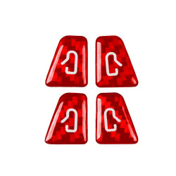 Tesla Model 3/Y 4pcs /Set Car Window Switch Stickers(Red)