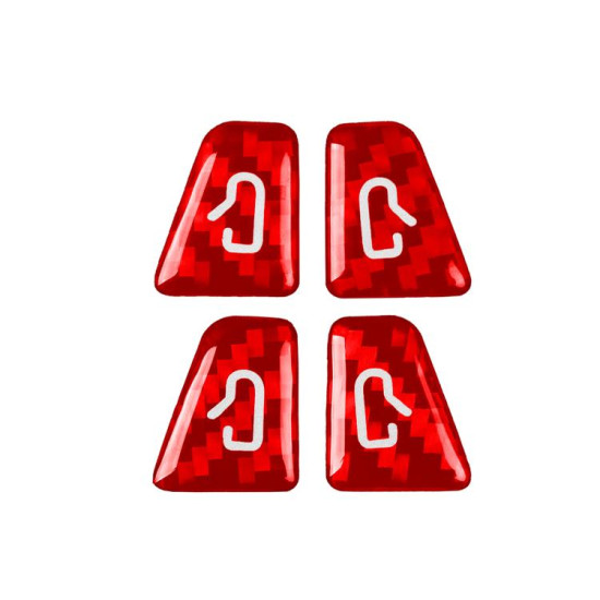 Tesla Model 3/Y 4pcs /Set Car Window Switch Stickers(Red)