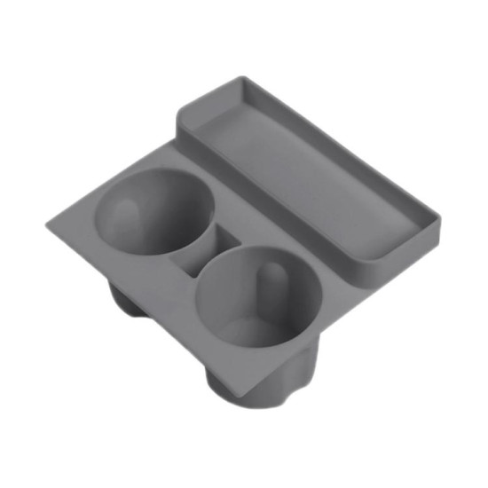 Tesla 21-23 Model 3/Y Central Control Integrated Silicone Storage Cup Holder(Gray)