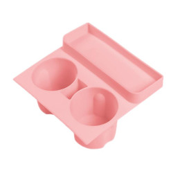 Tesla 21-23 Model 3/Y Central Control Integrated Silicone Storage Cup Holder(Pink)