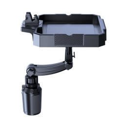 Small Car 360 Degree Rotating Dining Tray Auto Adjustable Cell Phone Holder
