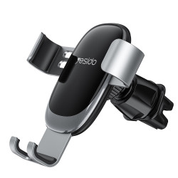 Yesido C122 Car Air Outlet Gravity Clamp Arm Mobile Phone Holder(Black)