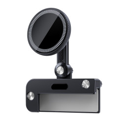 Tesla Model 3/Y Car Magnetic Phone Holder Rotatable Car Navigation Mount, Style: Round