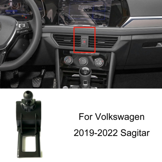 Volkswagen Car Air Outlet Modified Mobile Phone Holder Base, Model: 19-22 Sagitar