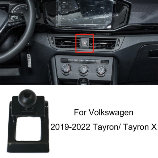 Volkswagen Car Air Outlet Modified Mobile Phone Holder Base, Model: 19-22 Tayron/ Tayron X