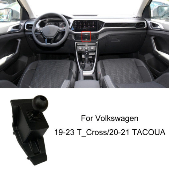 Volkswagen Car Air Outlet Modified Mobile Phone Holder Base, Model: 19-23 T_Cross/20-21 TACOUA