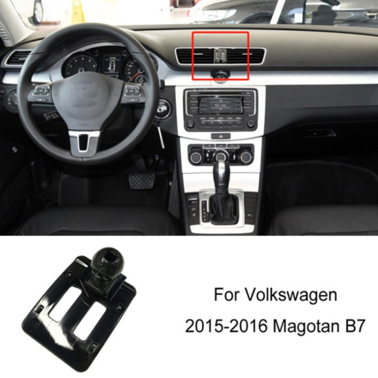 Volkswagen Car Air Outlet Modified Mobile Phone Holder Base, Model: 15-16 Magotan B7