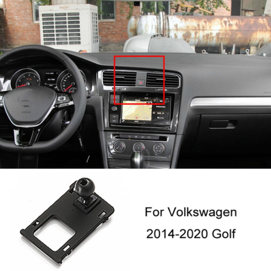 Volkswagen Car Air Outlet Modified Mobile Phone Holder Base, Model: 14-20 Golf