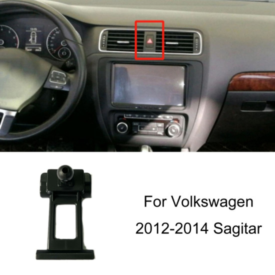 Volkswagen Car Air Outlet Modified Mobile Phone Holder Base, Model: 12-14 Sagitar