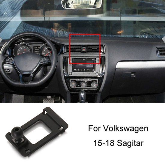 Volkswagen Car Air Outlet Modified Mobile Phone Holder Base, Model: 15-18 Sagitar