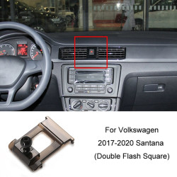 Volkswagen Car Air Outlet Modified Mobile Phone Holder Base, Model: 17-20 Santana (Double Flash Square)
