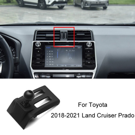 Toyota Car Air Outlet Phone Holder Base, Model: 18-21 Land Cruiser Prado Left Driving