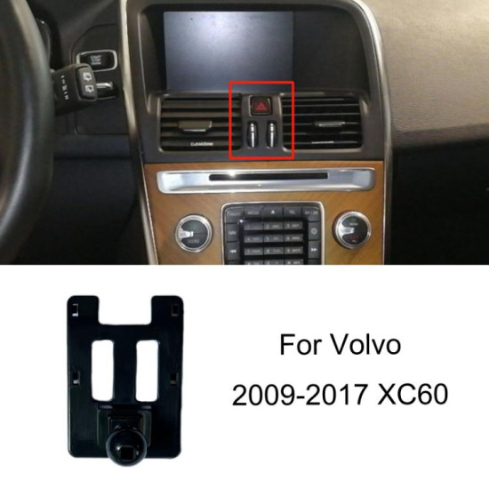 Volvo Left Driving Car-Mounted Special Mobile Phone Navigation Bracket Base, Model: 09-17 XC60