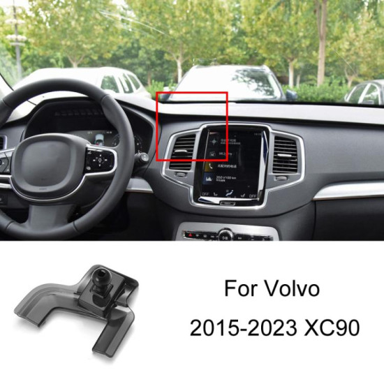 Volvo Left Driving Car-Mounted Special Mobile Phone Navigation Bracket Base, Model: 15-23 XC90