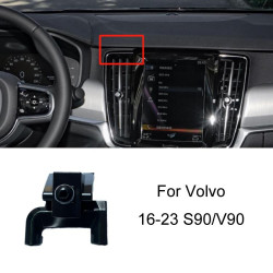 Volvo Left Driving Car-Mounted Special Mobile Phone Navigation Bracket Base, Model: 16-23 S90 With Glue/V90
