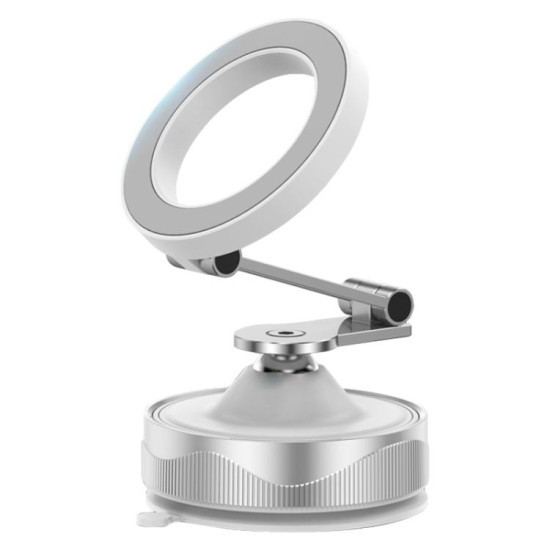 X30 Folding Rotating Car Magnetic Holder(White)