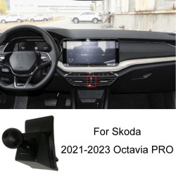 Skoda Left Driving Car Special Mobile Phone Navigation Bracket Base, Model: 21-23 Octavia PRO