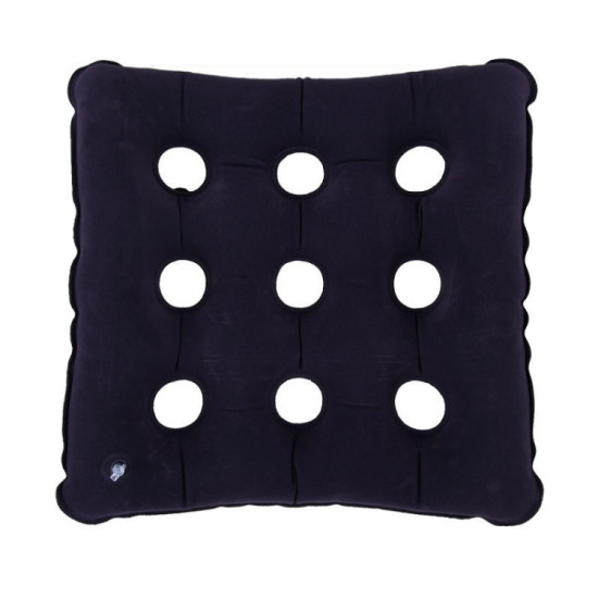 Anti-Decubitus Inflatable Cushion Pregnant Women Elderly Health Care Cushion, Style: Square Blue